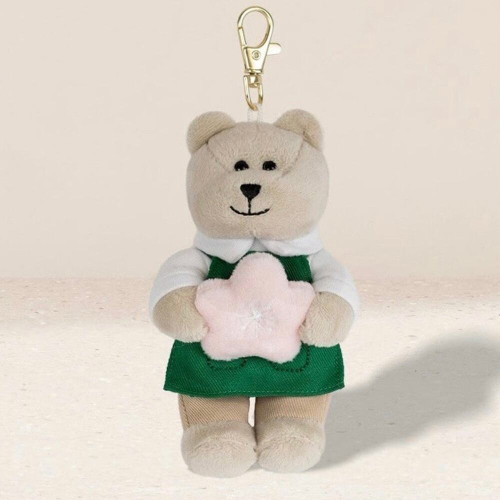 Starbucks Bearista Blossom 2026 Limited Keychain NWT